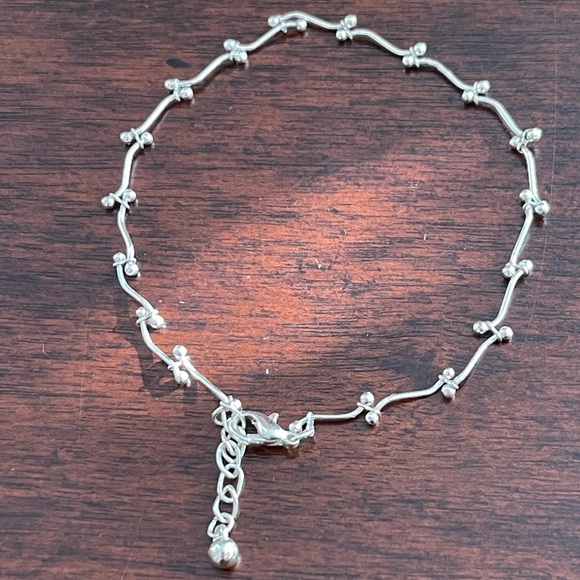 Silver plated 8 inch bracelet - Picture 7 of 8